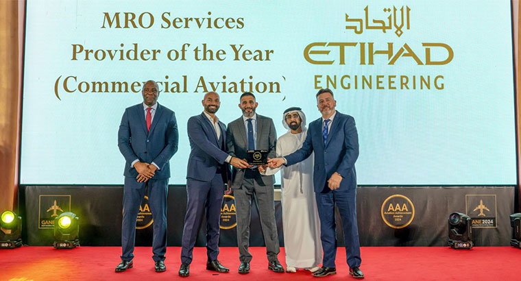 Etihad Engineering wins MRO Services Provider of the Year 2024 Award