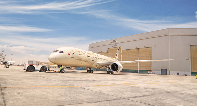 Boeing B787 at Etihad Engineering