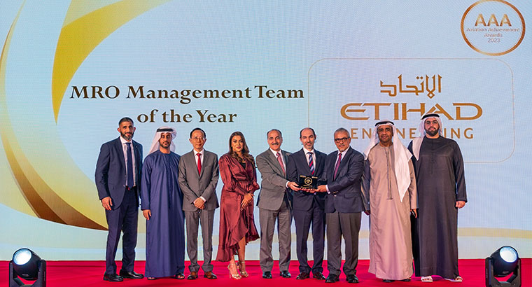 MRO Management Team of the Year Award at Aviation Achievement Awards 2023